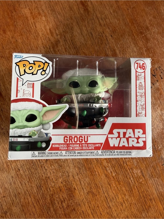 Funko Other - Star Wars The Mandalorian Grogu Pram Holiday Funko POP! Vinyl NEW